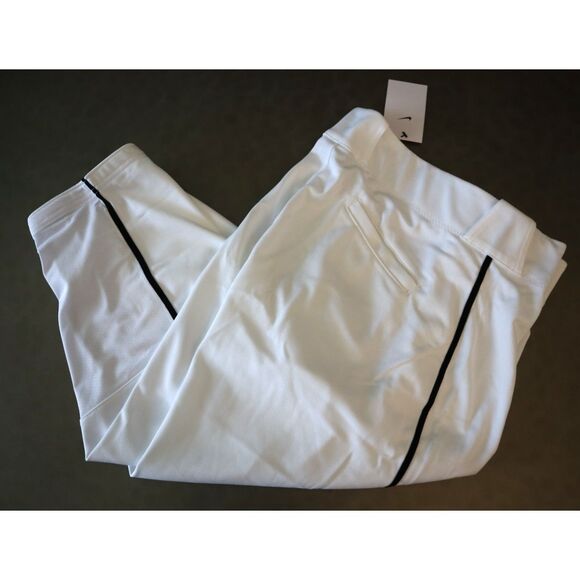 Nike BQ9021-106 Men's Sz XL White Vapor Select High Piped Baseball 3/4 Pants - Picture 9 of 9